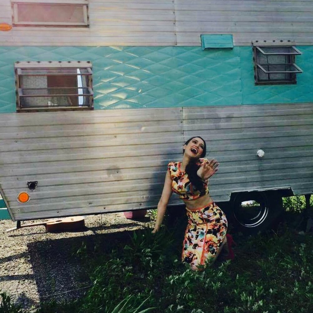 ARTIST CLOSET DROP: VIBRANT CROP TOP + SKIRT SET (VIDEO-WORN)